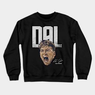 Luka Doncic Portrait City Abbreviation Crewneck Sweatshirt